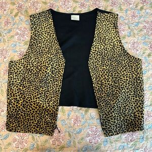 Vintage Leopard Cheetah Print Women's Vest